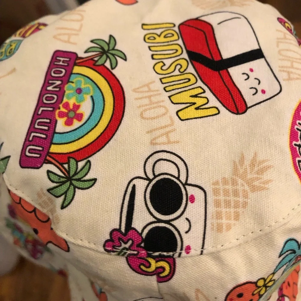 Hawaii Edition Print Reversible Bucket Hat